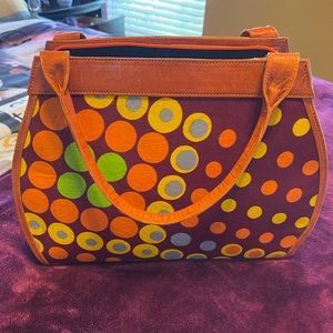 Vintage multi color Handbag